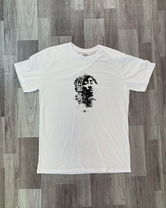 Camiseta de 2pac-rostro