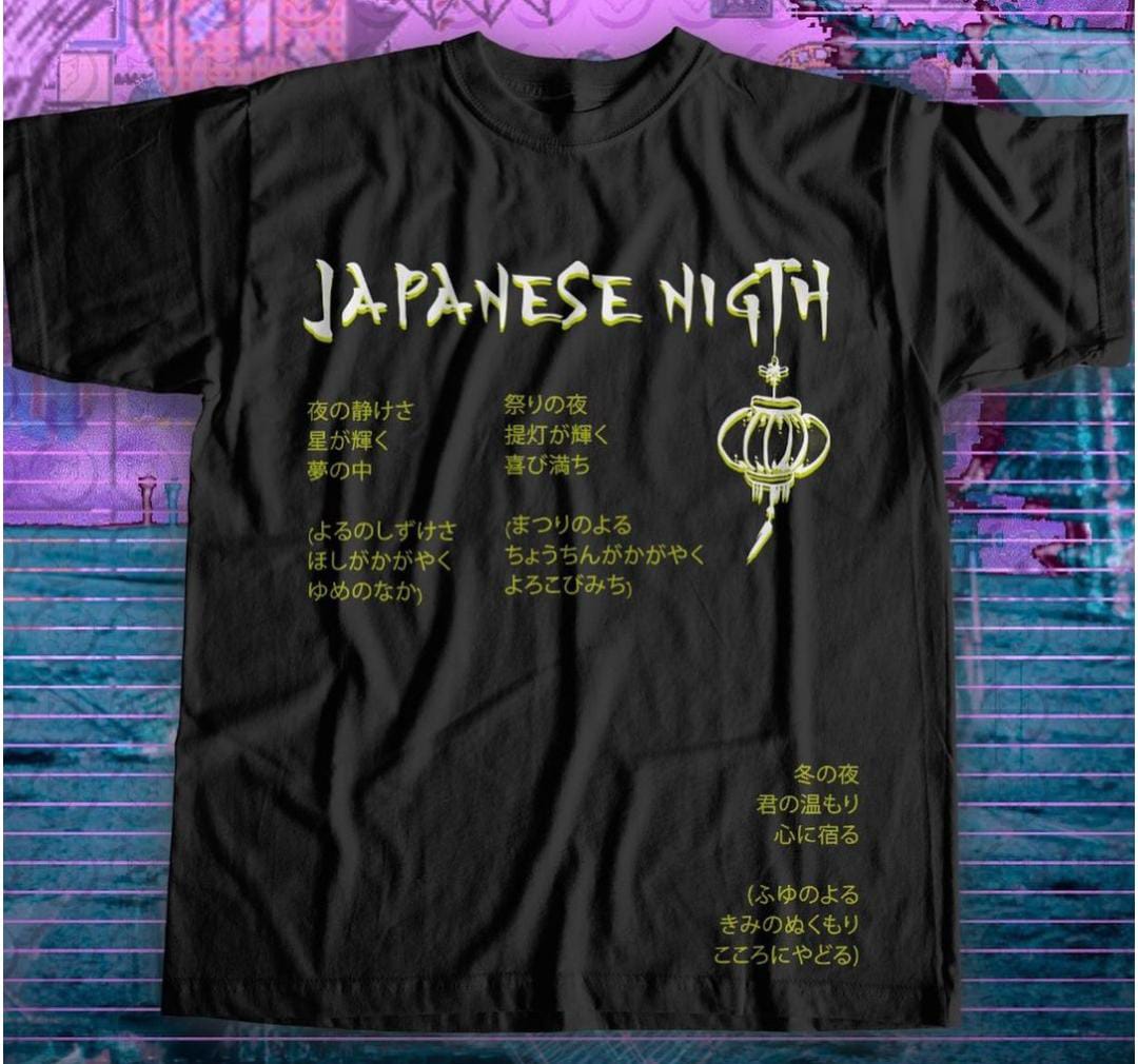 Camiseta Japonesa- Nigth