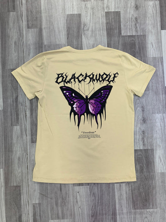 Camiseta de Freedon-Mariposa blackwolf